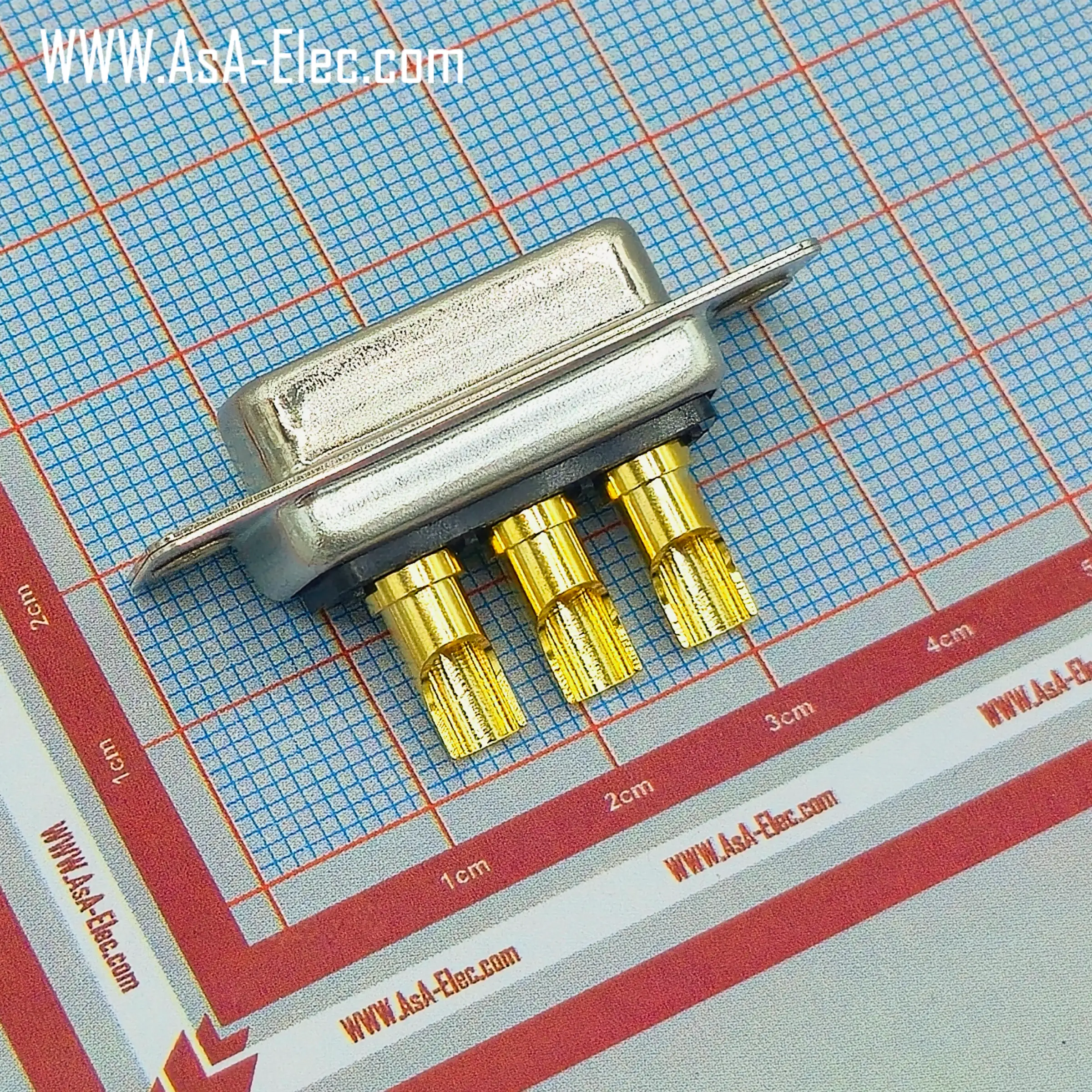 POWER D-SUB 3W3 SOLDER CUP-FEMALE